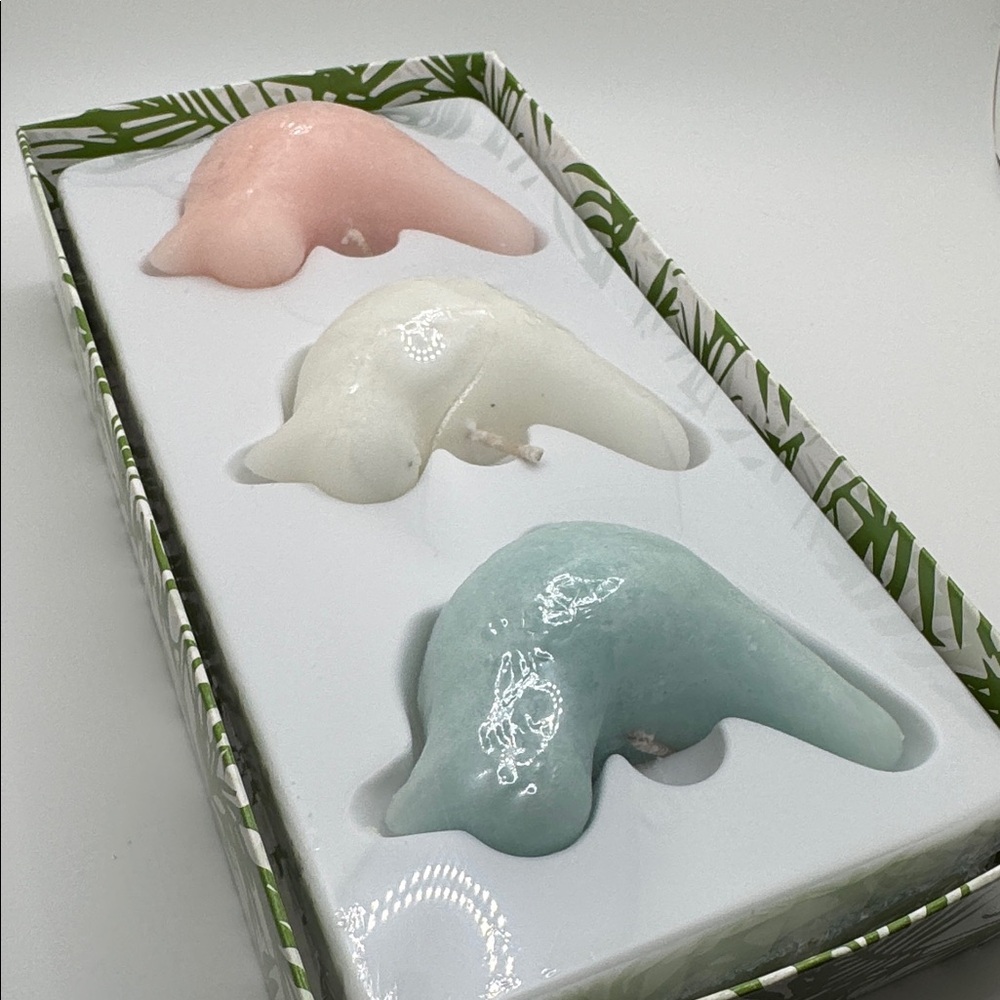 Bird Trio Scented Candle Set - Beautiful Pastels - Picture 2 of 3